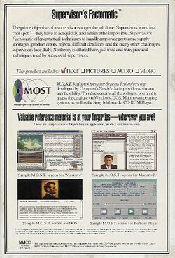 Retail Box back Supervisor's Factomatic.