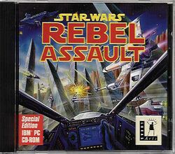 Retail Box cover Star Wars Rebel Assault Special Edition.