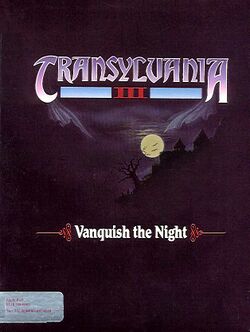 Retail Box cover Transylvania III Vanquish The Night.