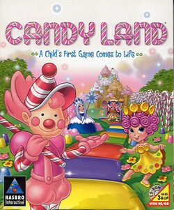Retail Box cover Candy Land A Child's First Game Comes To Life.