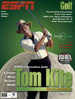 Retail Box cover ESPN Interactive Golf: Lower Your Score WIth Tom Kite.