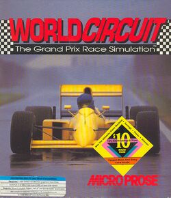 Retail Box cover World Circuit (1st Release, Blue Box).