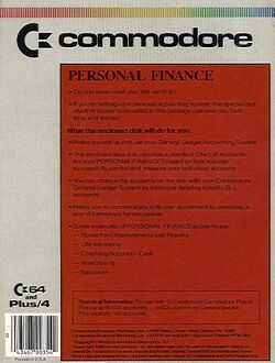 Retail Box back Personal Finance.