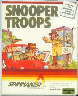 Plastic Clamshell cover Snooper Troops Case #2 The Disappearing Dolphin.