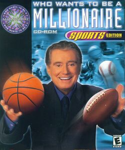Retail Box cover Who Wants To Be A Millionaire Sports Edition.