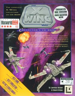 Retail Box cover Star Wars X-Wing Collector's CD-ROM.